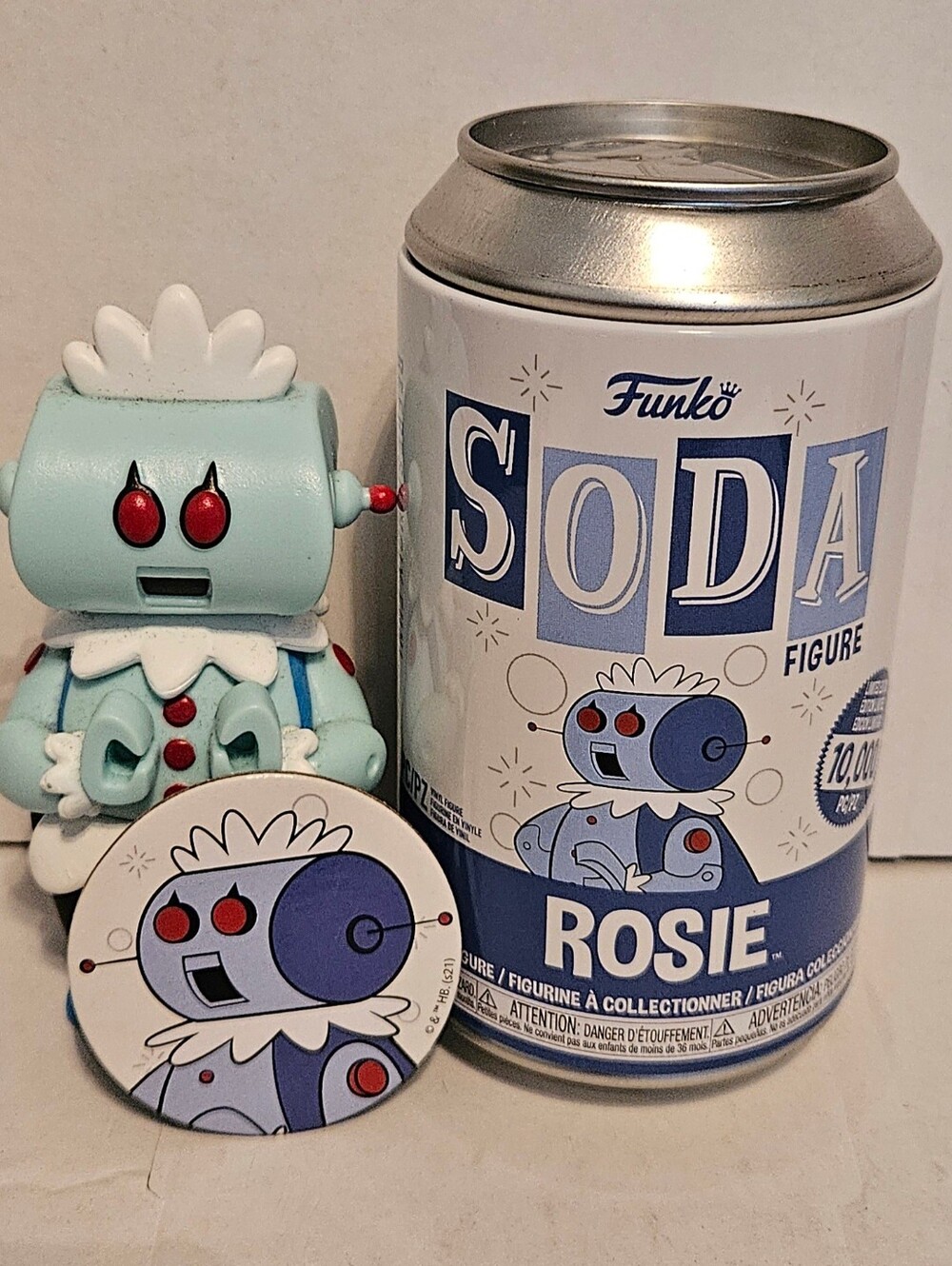 Funko Pop Soda Rosie the Robot from The Jetson COMMON With Pog and Can